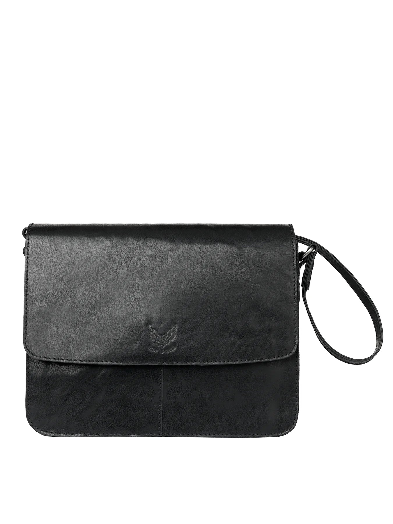 Rise of Rosa Genuine Leather Alice Flap Shoulderbag Black