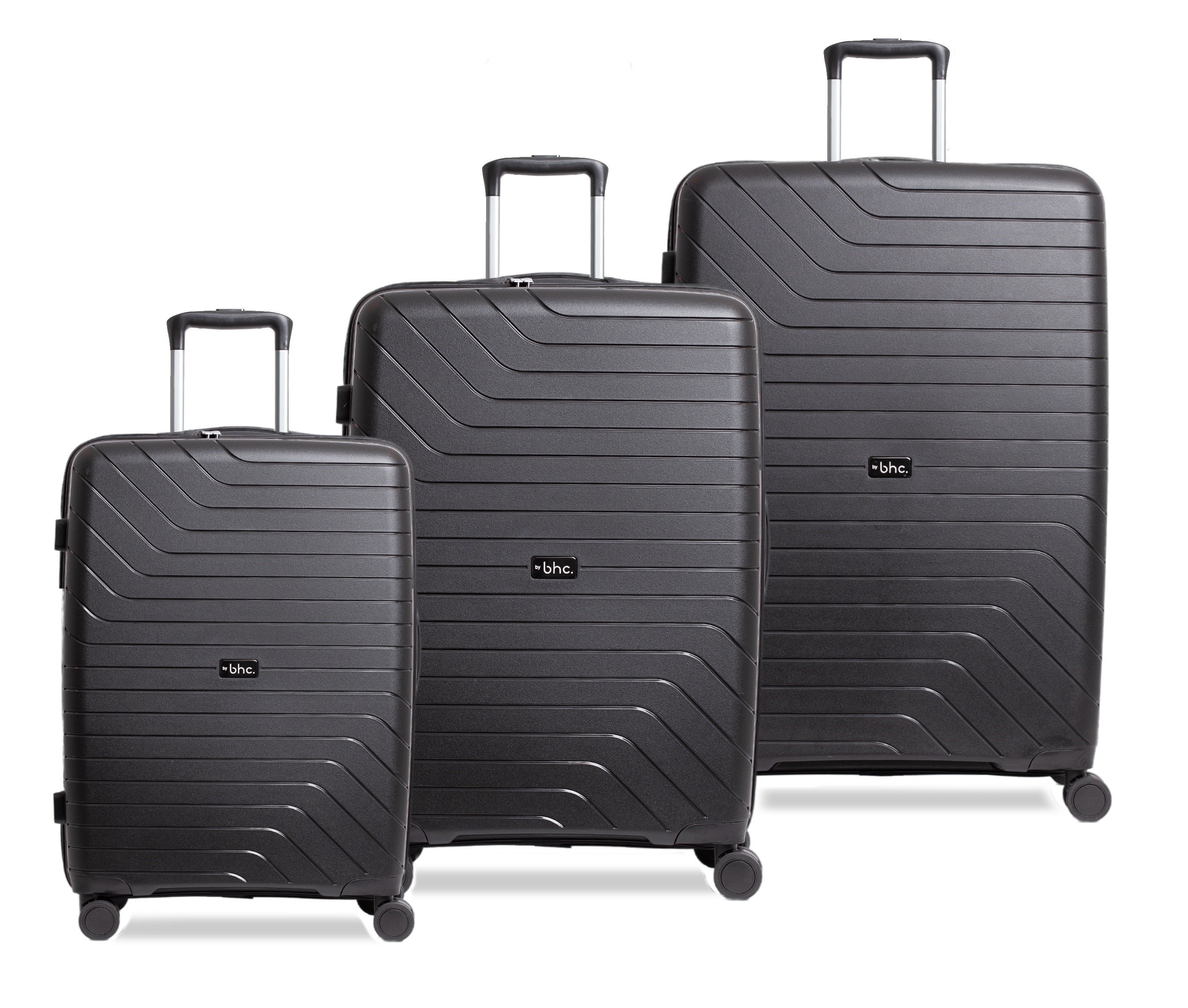BHC PP Luggage Malaga 3-set Black