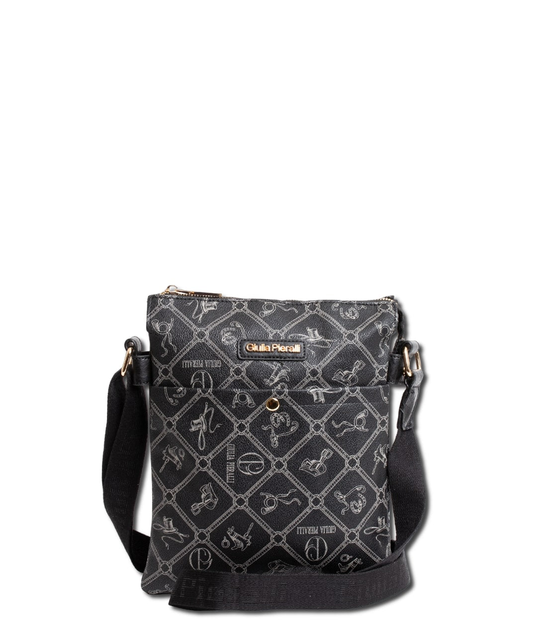 Giulia Pieralli Logo Crossover Topzipper Blackgrey