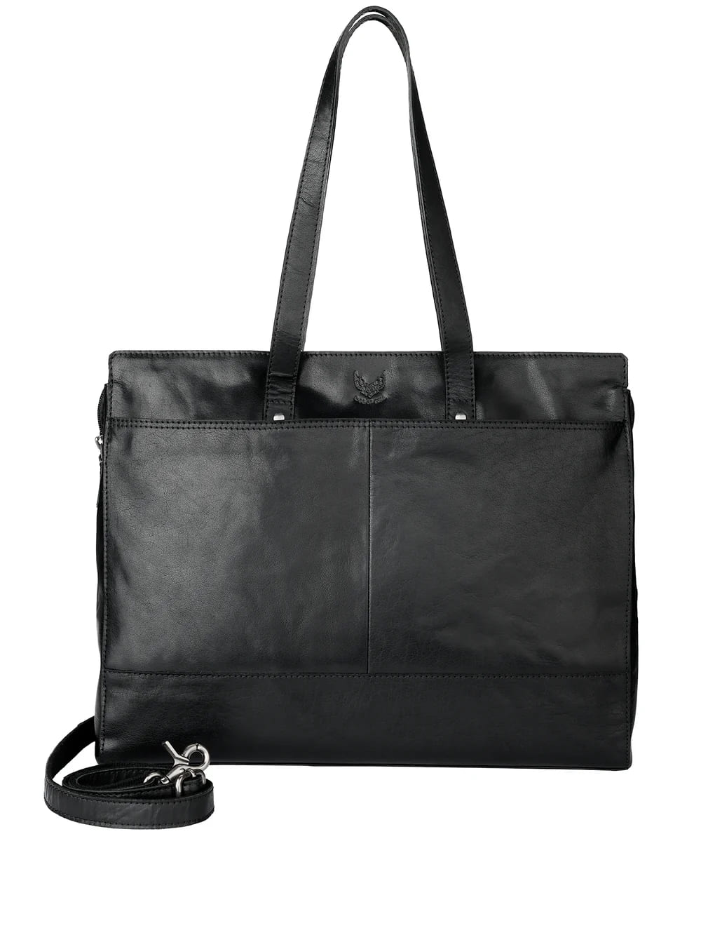 Rise of Rosa Genuine Leather Elisabeth 15´ Laptop Totebag Black´