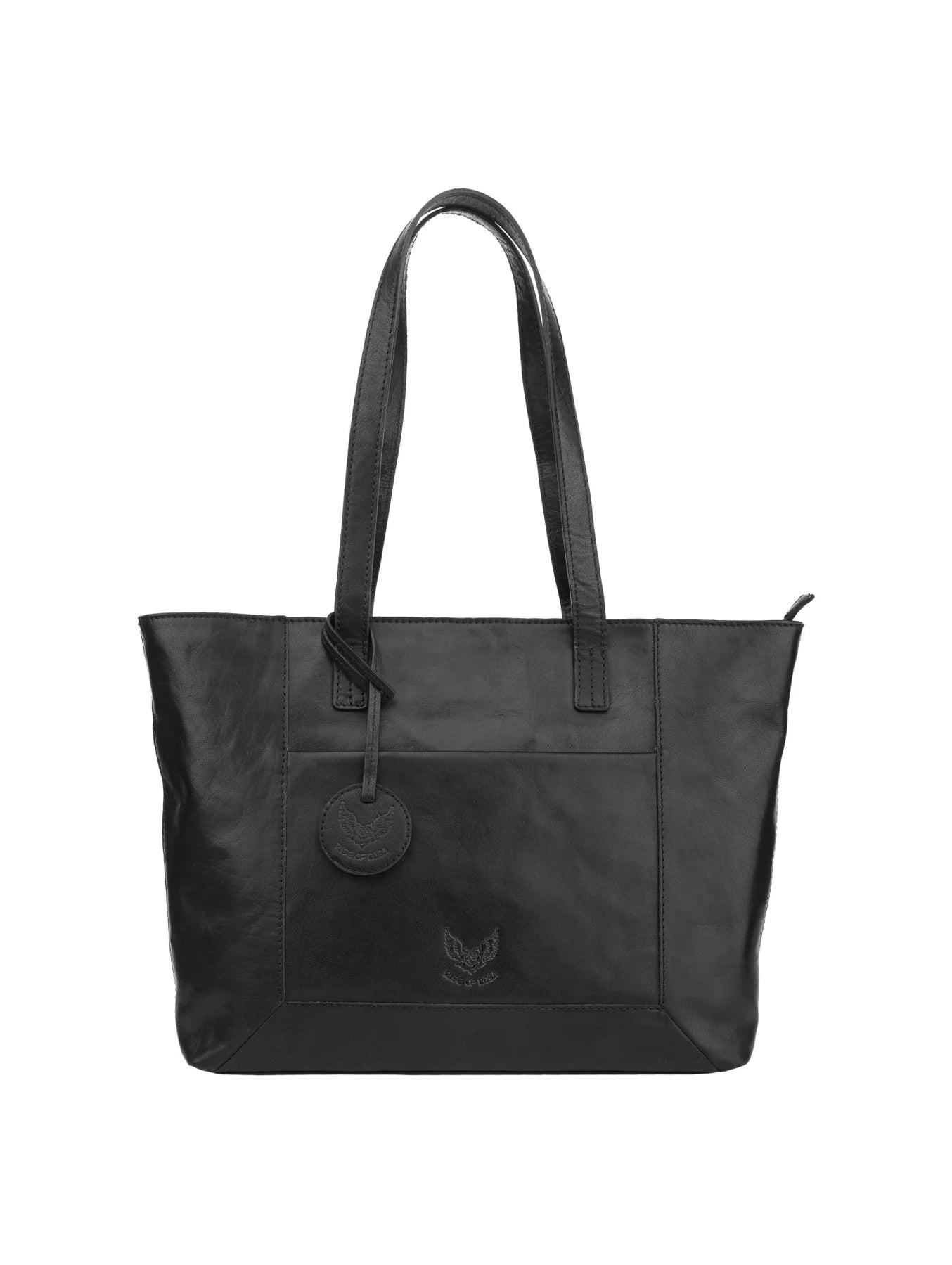 Rise of Rosa Genuine Leather Mary 13´ Laptop Shopper Black´