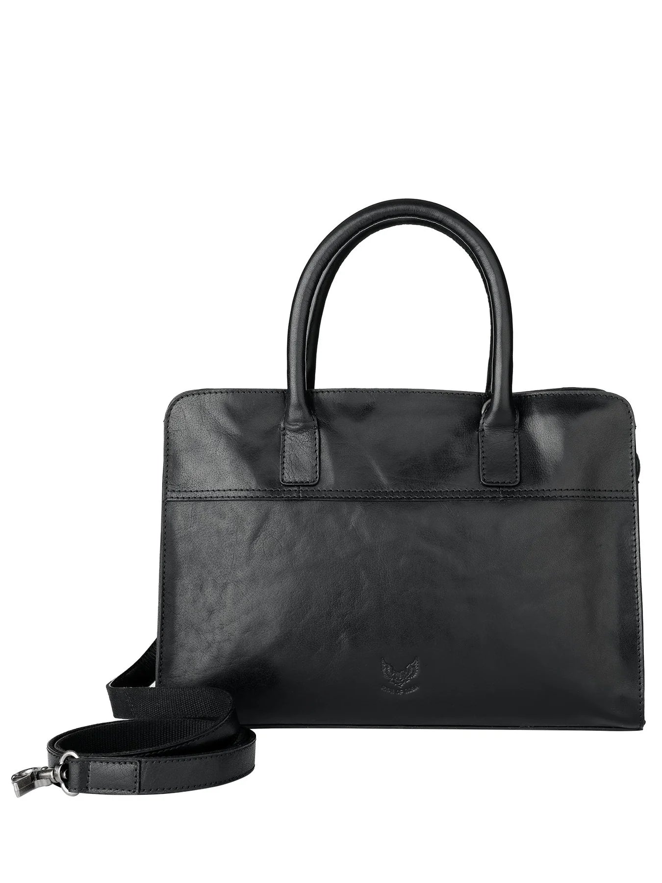 Rise of Rosa Genuine Leather Susan Handbag Black
