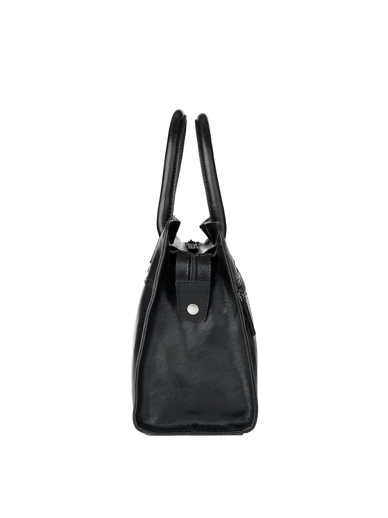 Rise of Rosa Genuine Leather Susan Handbag Black