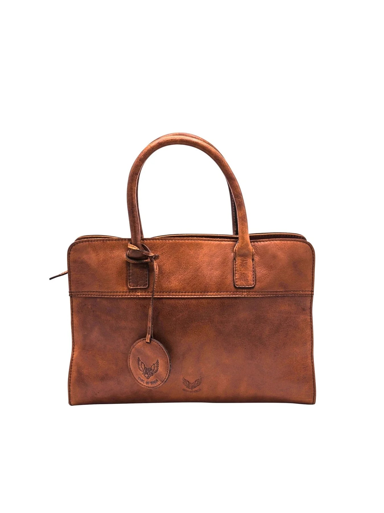 Rise of Rosa Genuine Leather Susan Handbag Maple