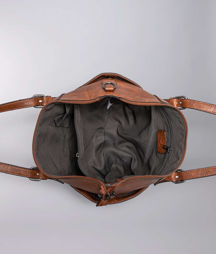 Giulia Pieralli Classic Totebag Cognac