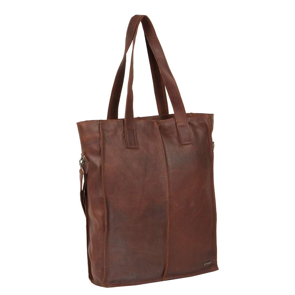 Justified Nynke  Notthingham Shopper Laptop Comp Brown