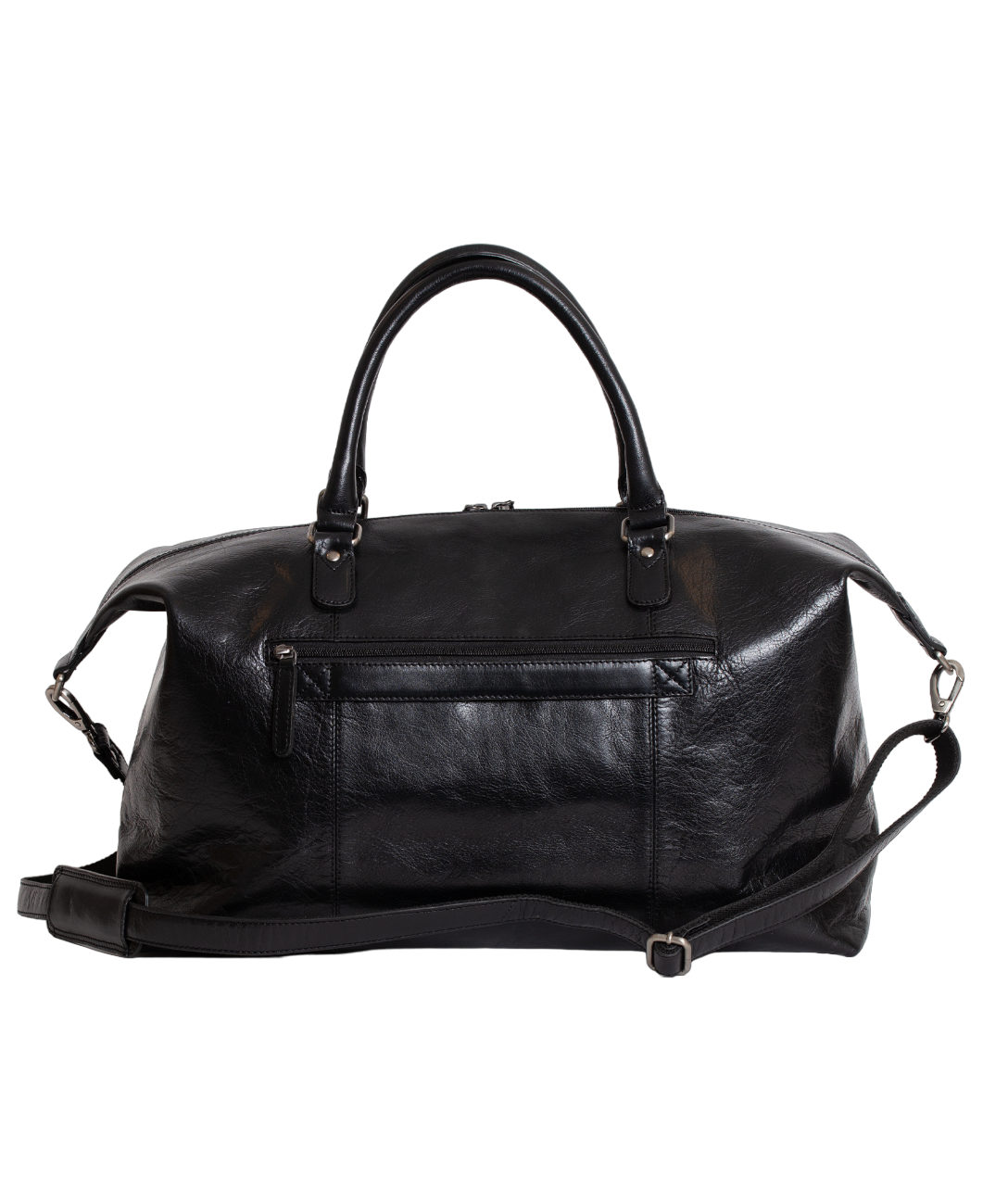 BHC Classic Leather Weekendbag Black