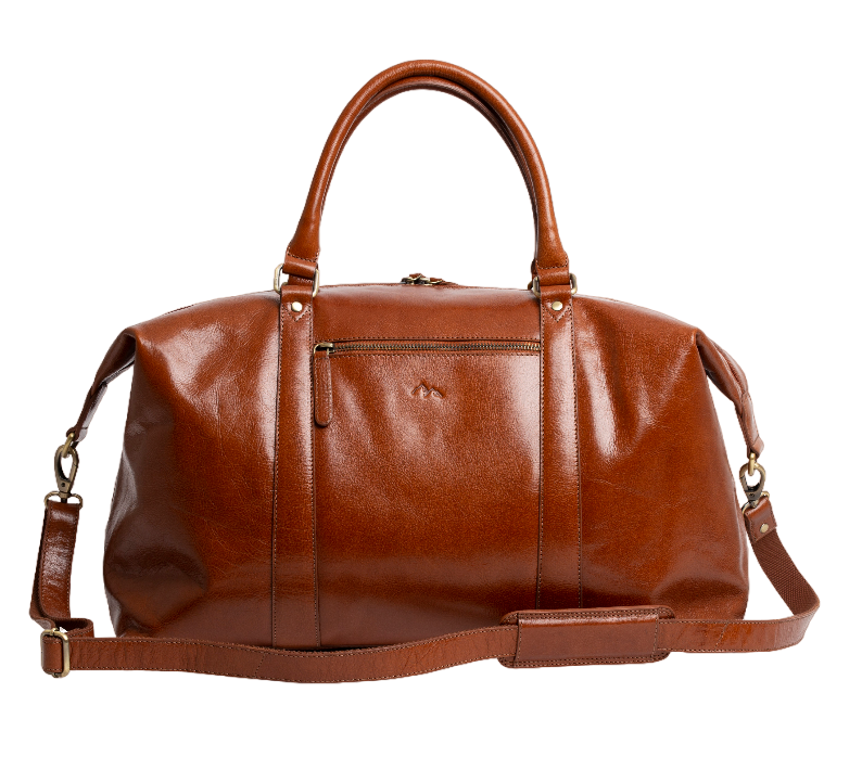 BHC Classic Leather Weekendbag Cognac