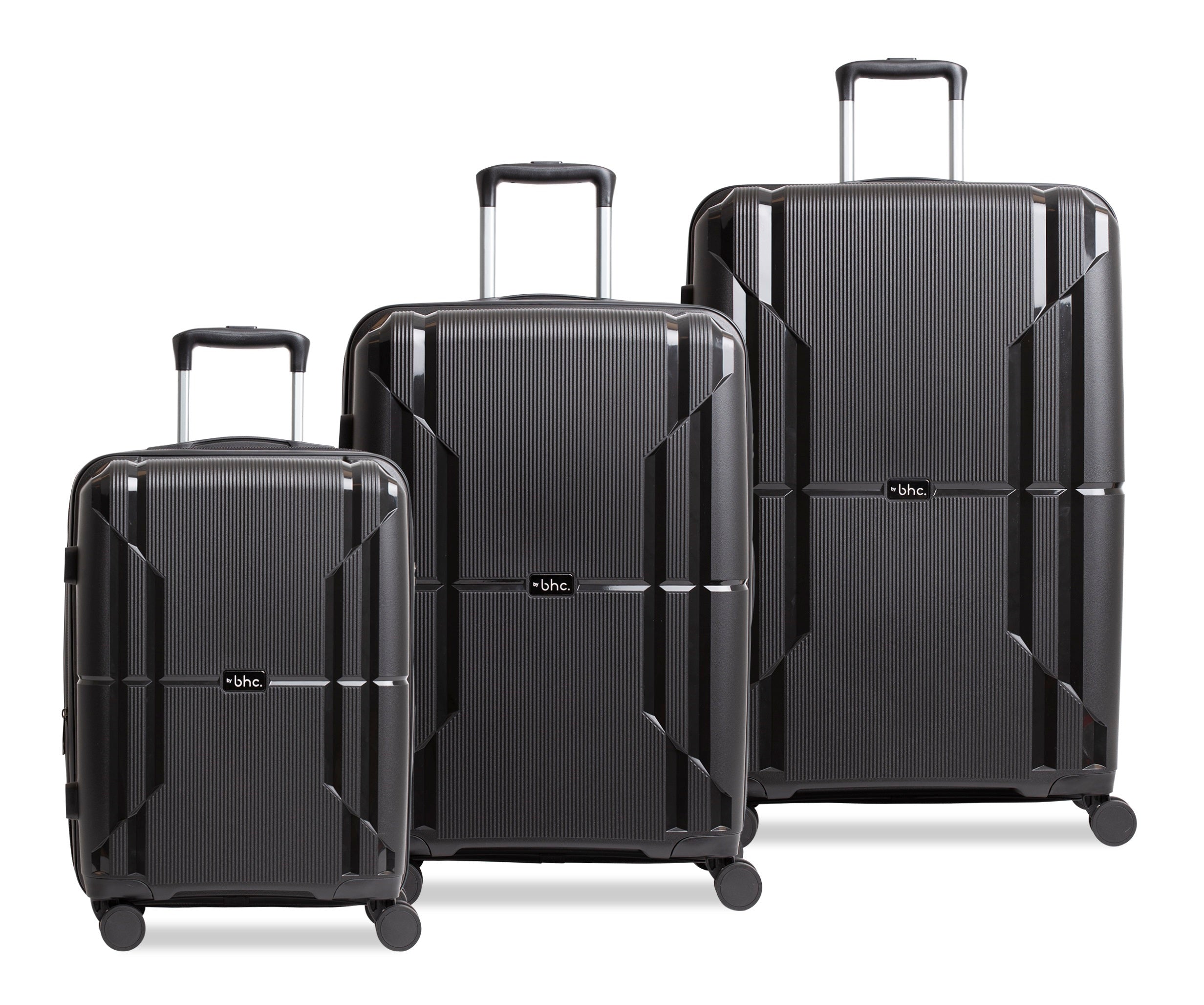 BHC PP Luggage Ibiza 3-set Black