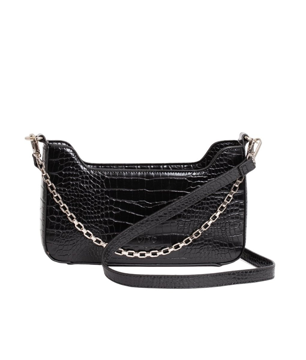 BHC Wide Shoulder Croco Black