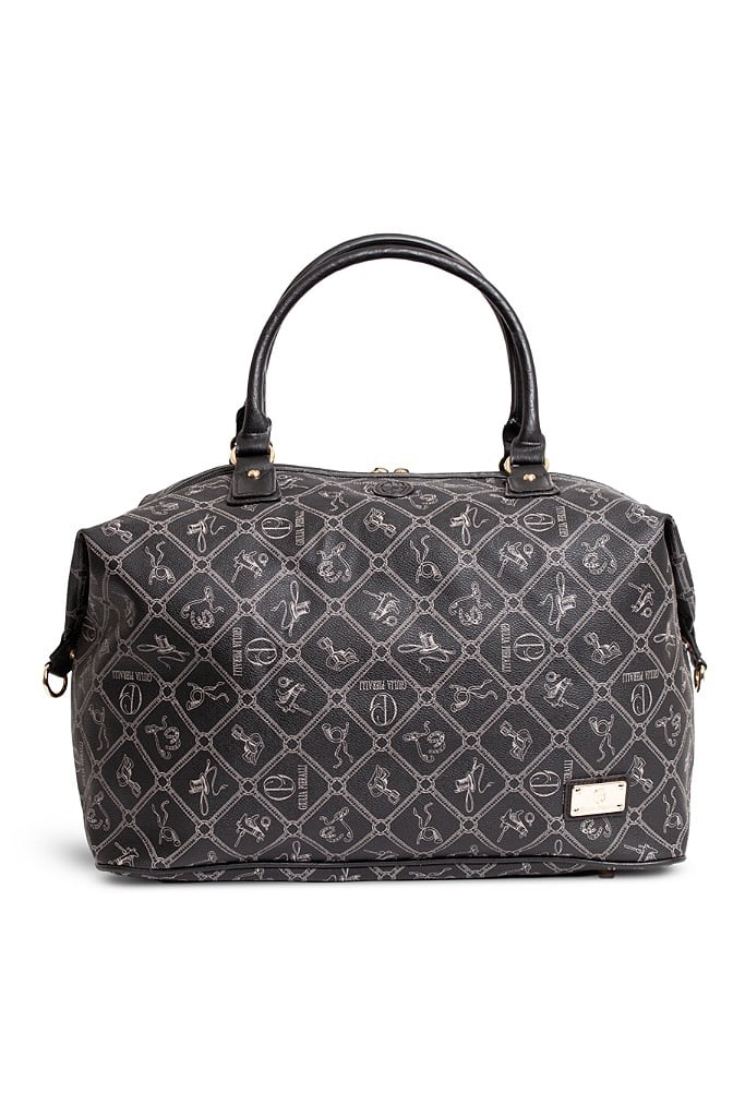 Giulia Pieralli Logo Hannah Weekendbag Blackgrey