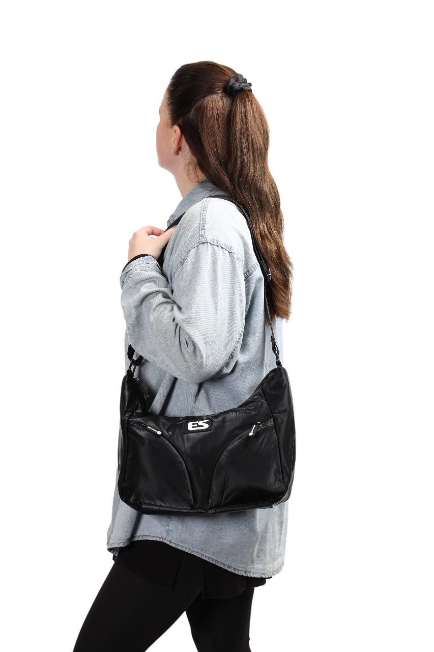 Emma Spagnesi Waterproof Big Shoulderbag Black