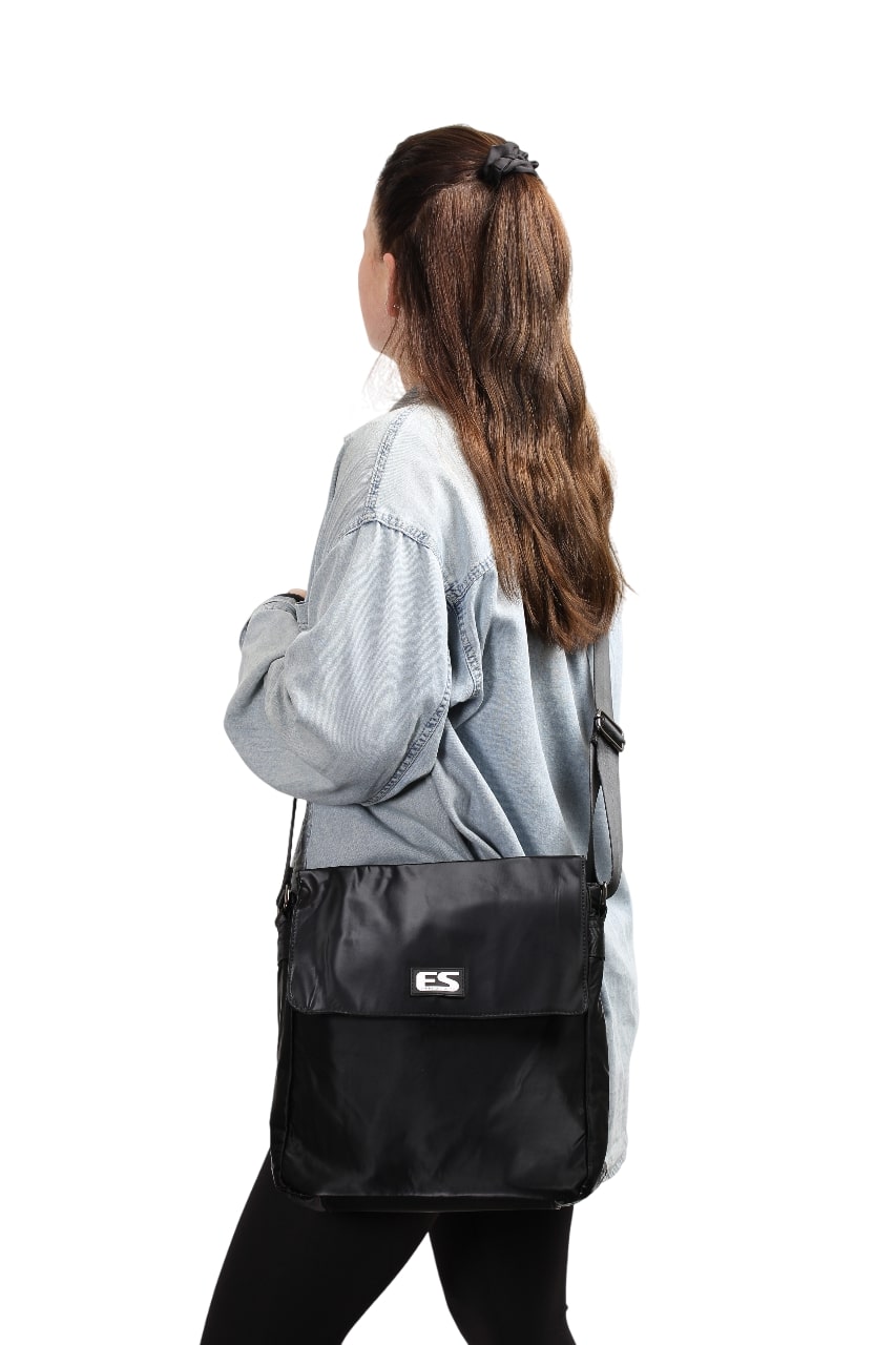 Emma Spagnesi Waterproof Flapbag Black
