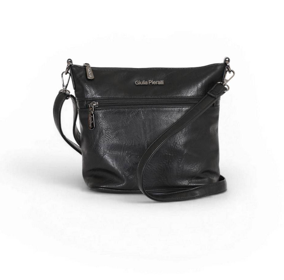 Giulia Pieralli Classic Small Bucket Shoulderbag Black