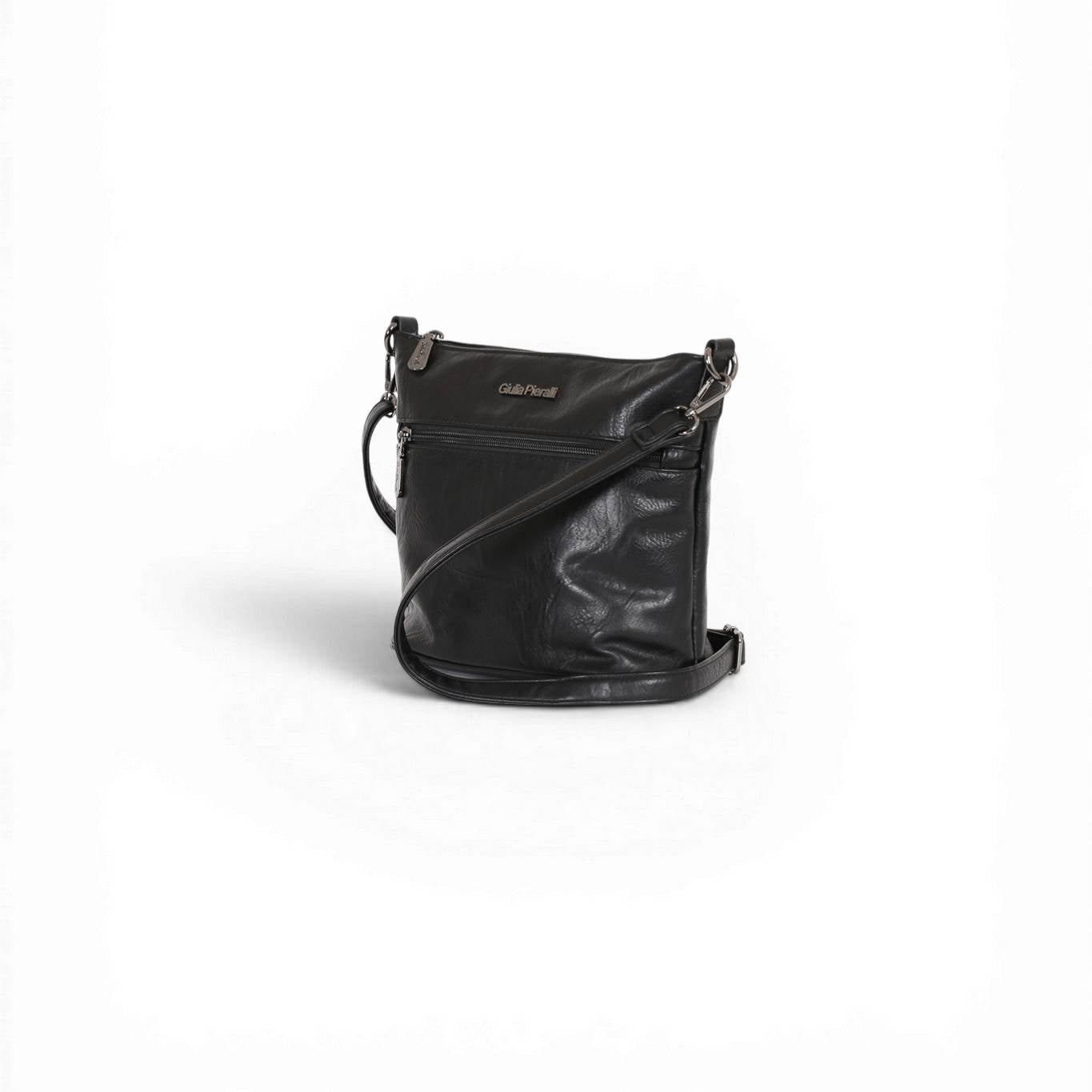 Giulia Pieralli Classic Small Bucket Shoulderbag Black