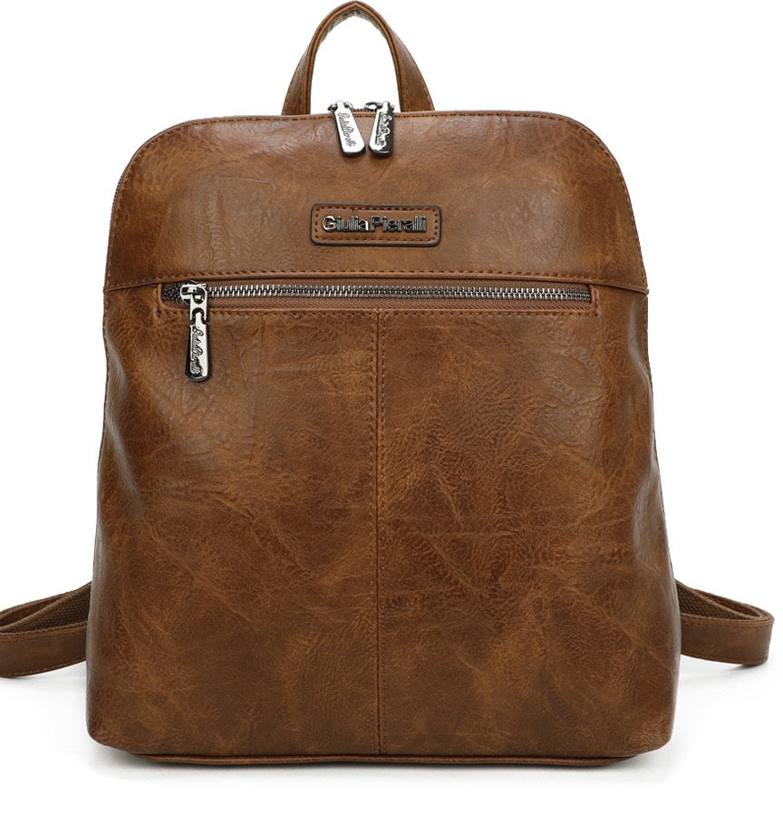 Giulia Pieralli Classic Backpack Cognac