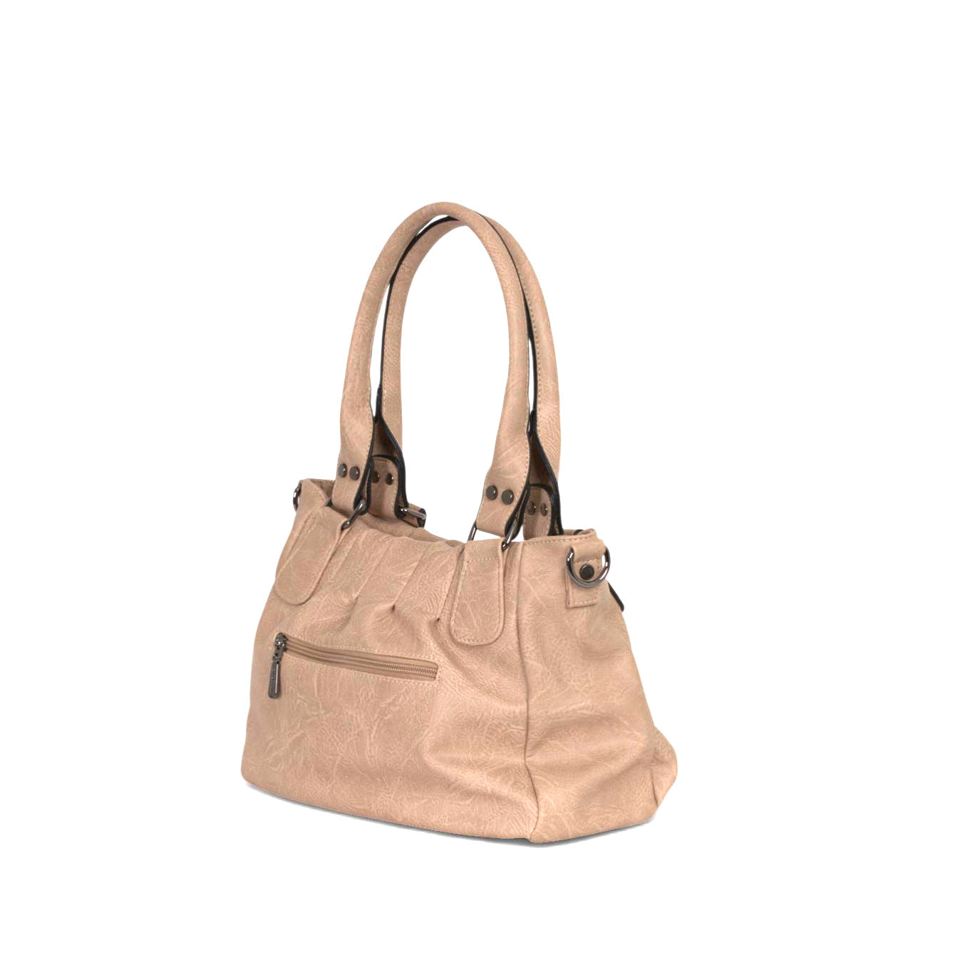 Giulia Pieralli Classic Ruffle Handbag Sand