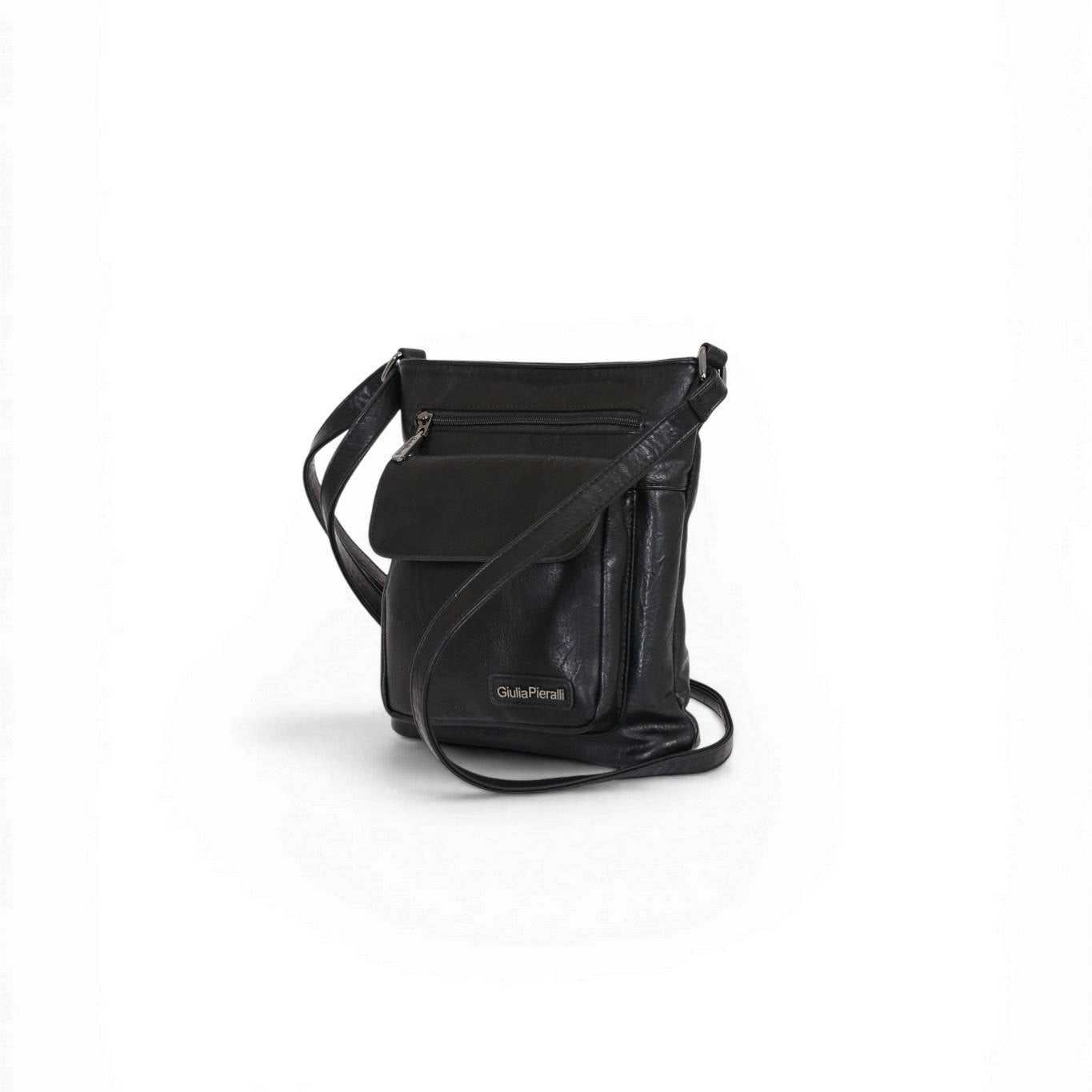 Giulia Pieralli Classic Topzipper Pocket Small Black