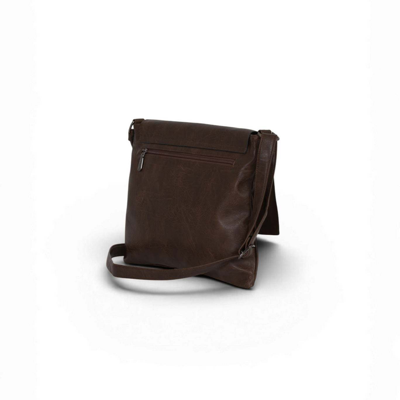 Giulia Pieralli Classic Wide Buckle Flapbag Coffe