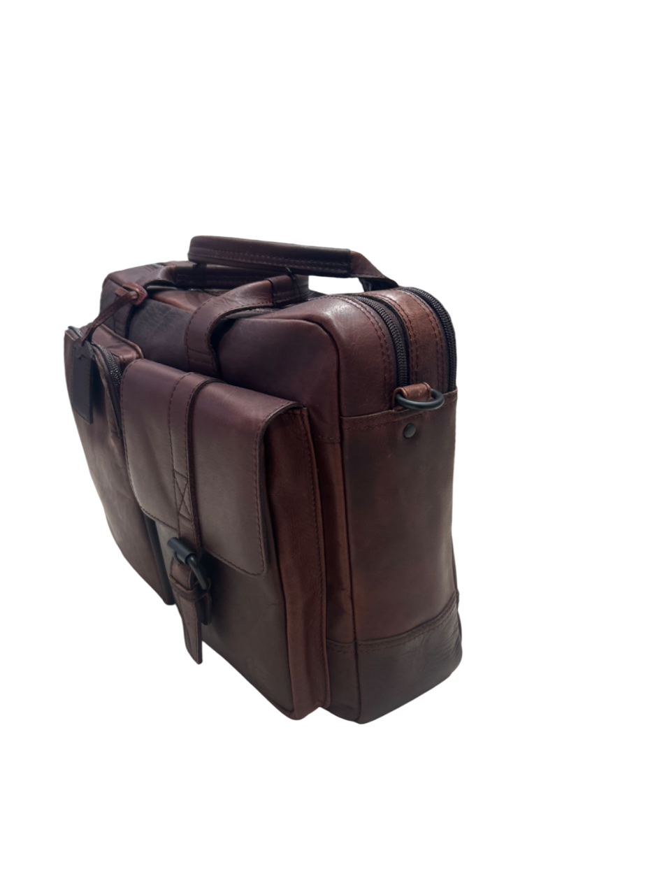 Pylos59 Genuine Leather George 15´ Laptop Bag Brandy´