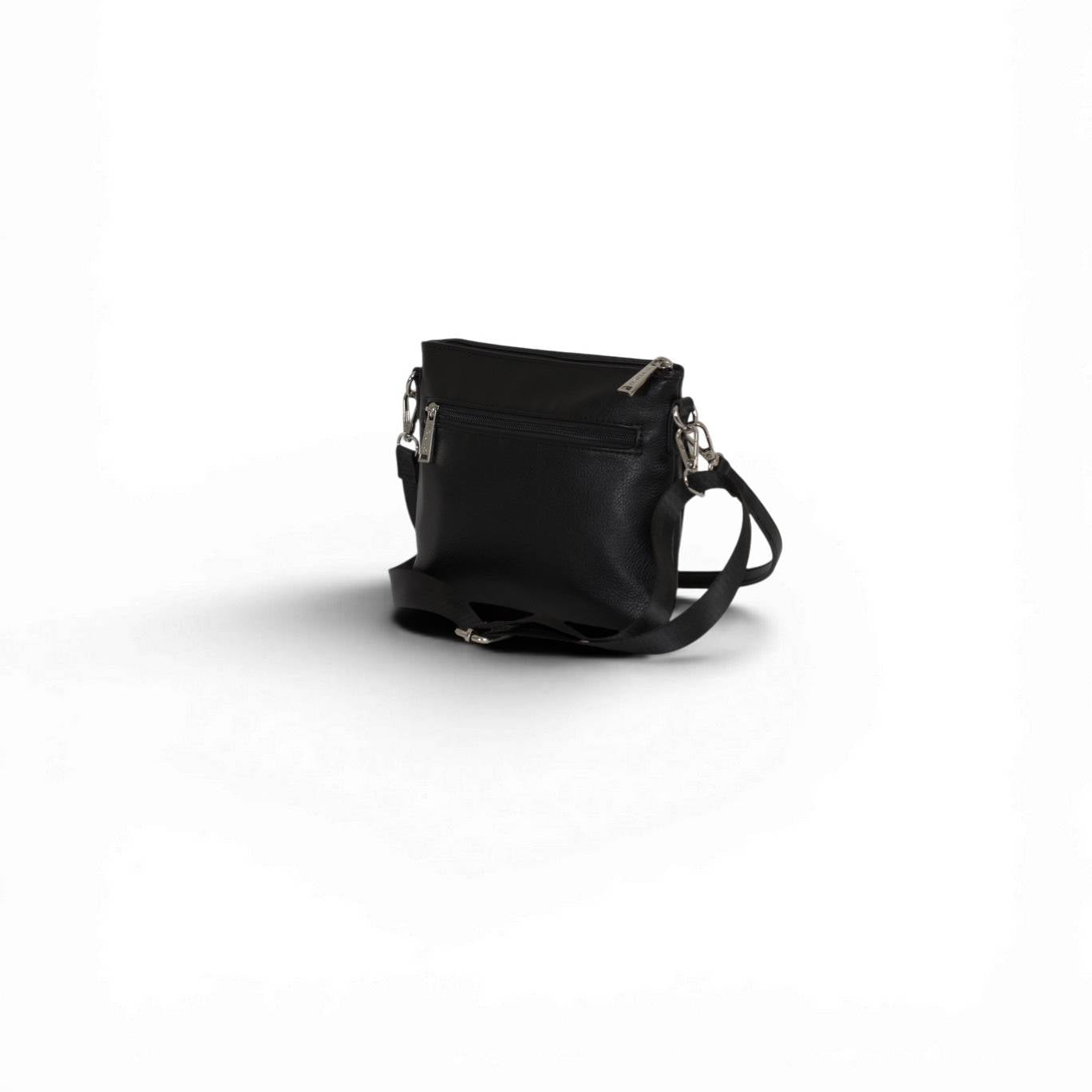 Tuva Collection Wide Crossbody Black