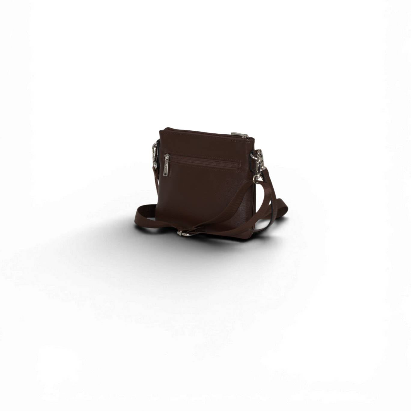 Tuva Collection Wide Crossbody Coffe