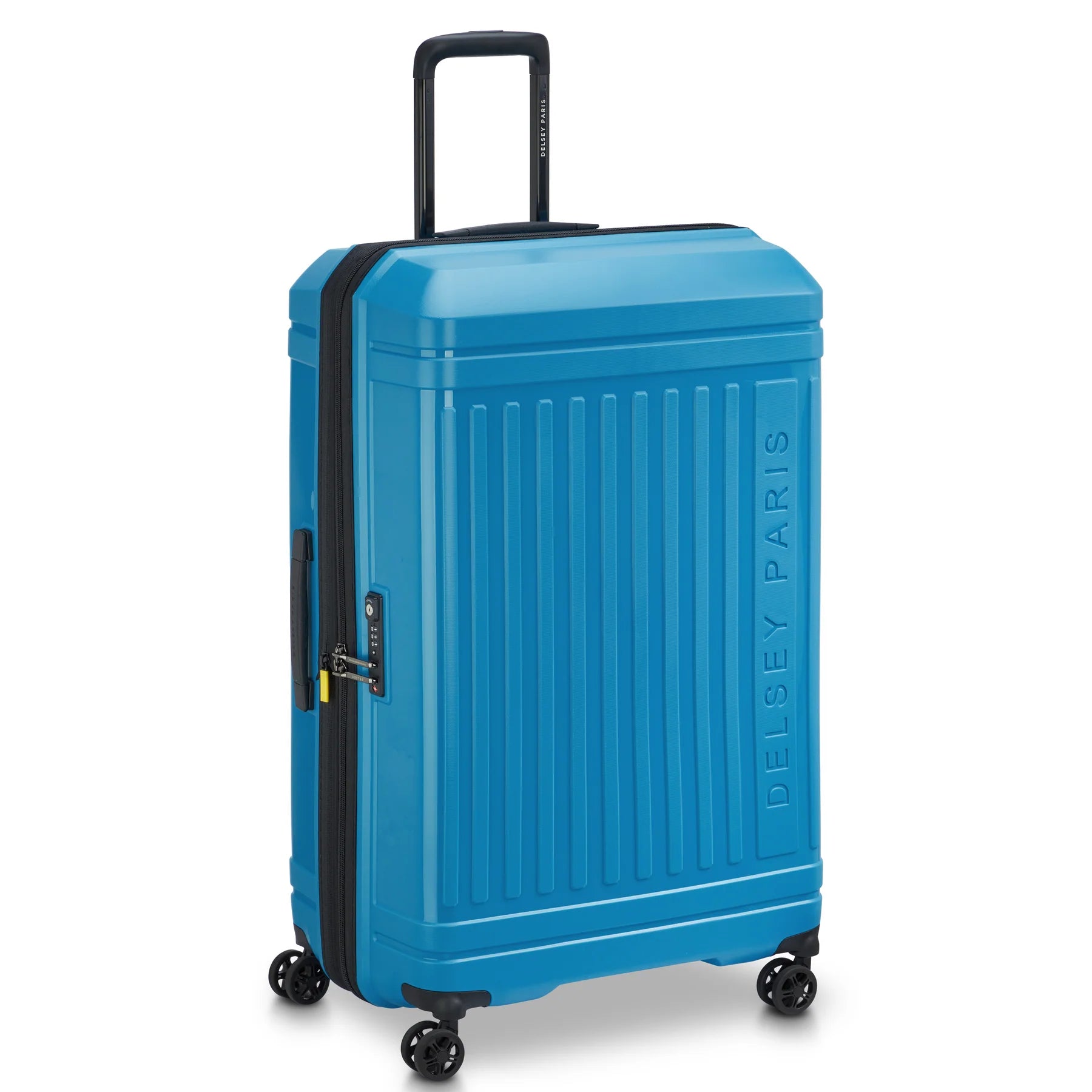 Delsey LUTECE SE 79 CM 4DW EXP TROLLEY CASE PEACOCK BLUE