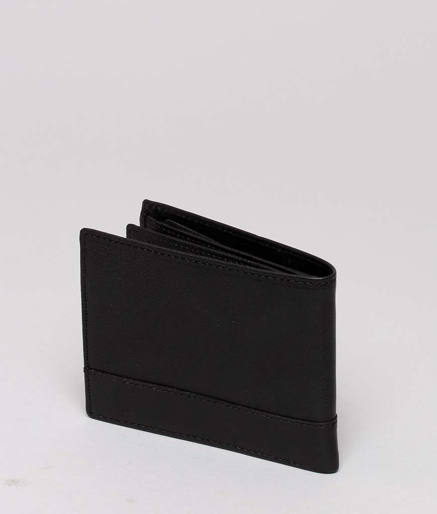 BHC Nordic Leather Wallet Dollar Small Black