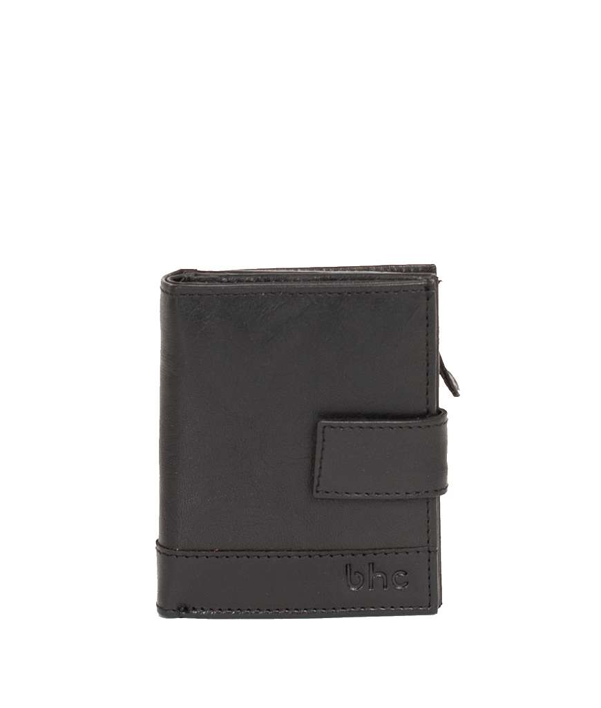 BHC Nordic Leather Wallet Kim Black
