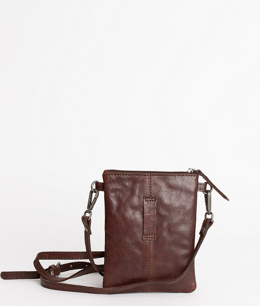 BHC Nordic Leather Phonebag Darkbrown