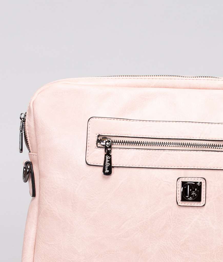 Giulia Pieralli Classic Laptop Sleeve Bag 2-in-1 Pink